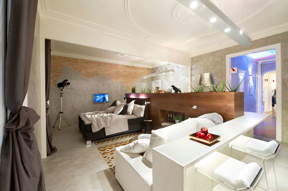 Suite Bates Motel. Espacio en CasaDecor Barcelona 2011 para Futurcret, Egue y Seta Egue y Seta Commercial spaces Hotels