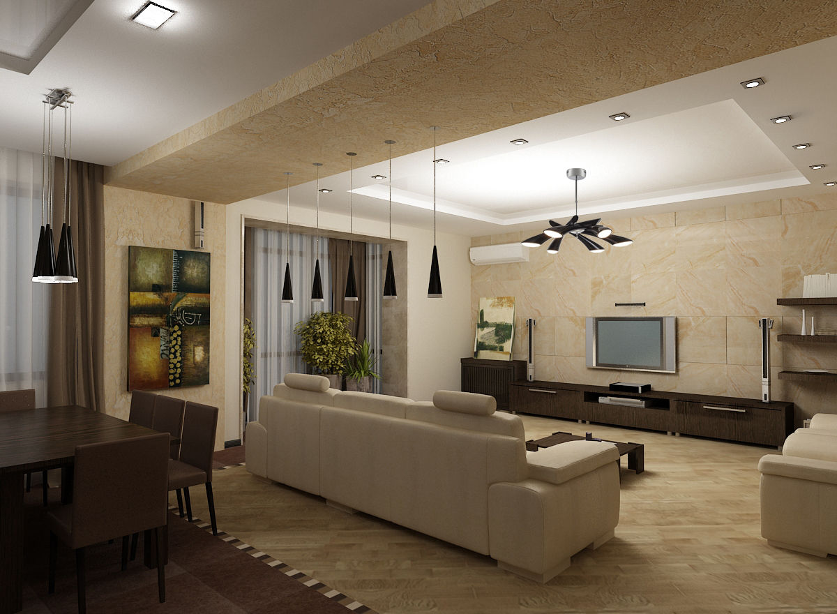 Дизайн квартиры, Efimova Ekaterina Efimova Ekaterina Modern living room