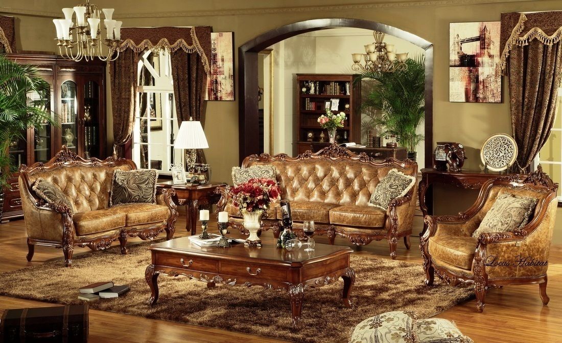 Classic Chesterfield Sofa Set Locus Habitat 클래식스타일 거실 소파 & 안락 의자