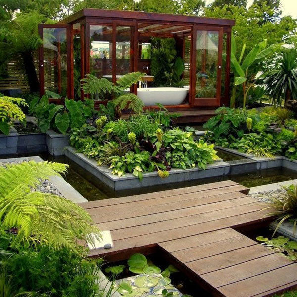 jardin sur l'eau, Coaching Paysage Coaching Paysage Tropical style garden