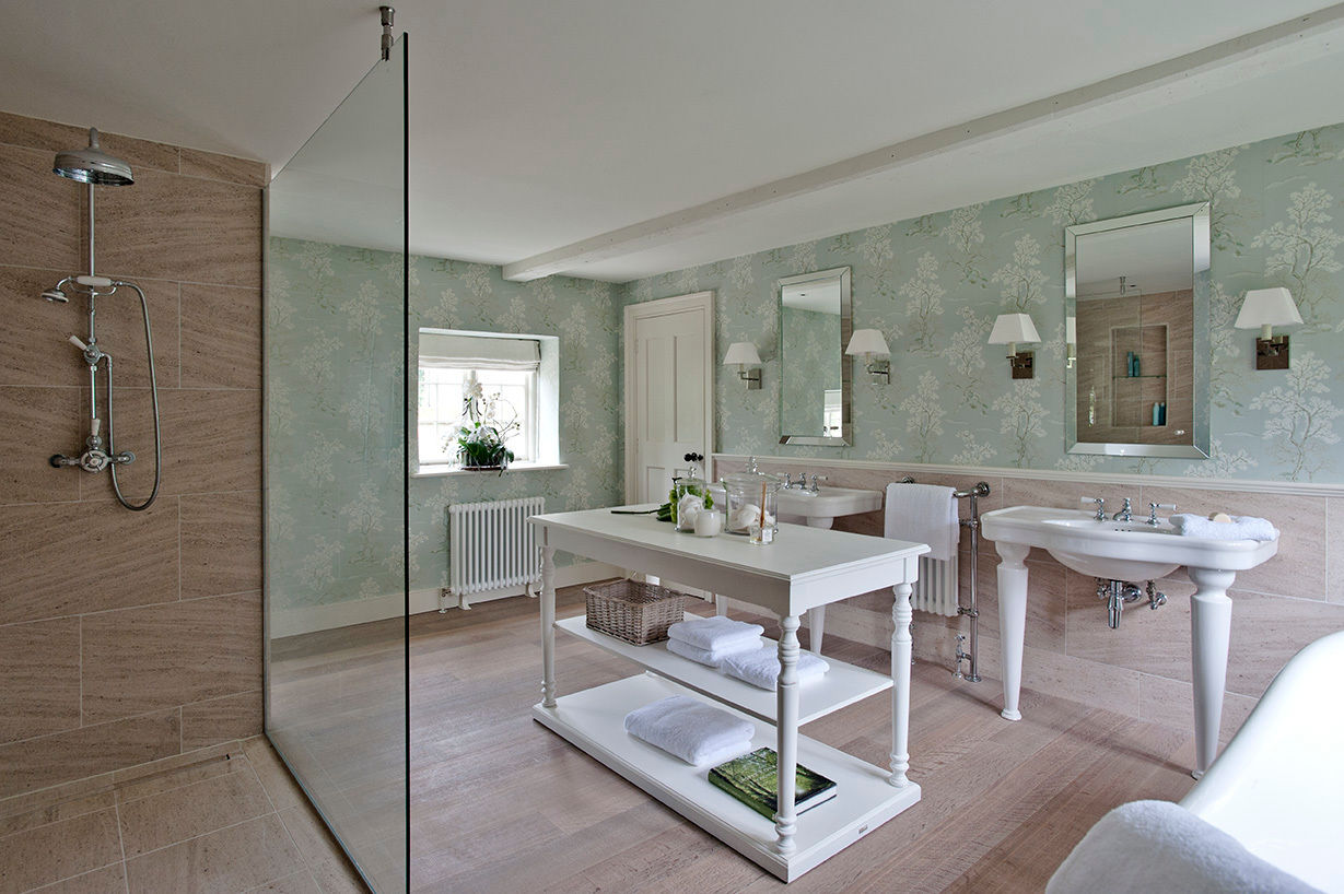 Ansty Manor, Bathroom BLA Architects Phòng tắm phong cách đồng quê