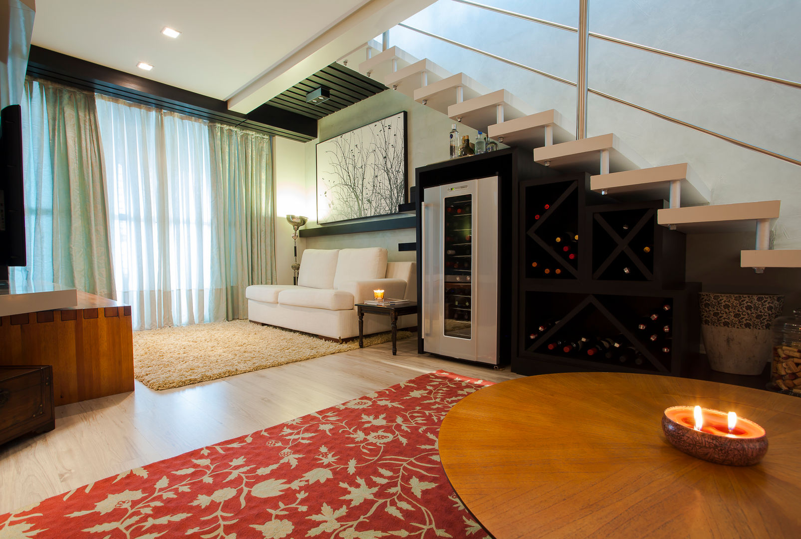 Apartamento Cobertura Duplex, Luine Ardigó Arquitetura Luine Ardigó Arquitetura ห้องเก็บไวน์