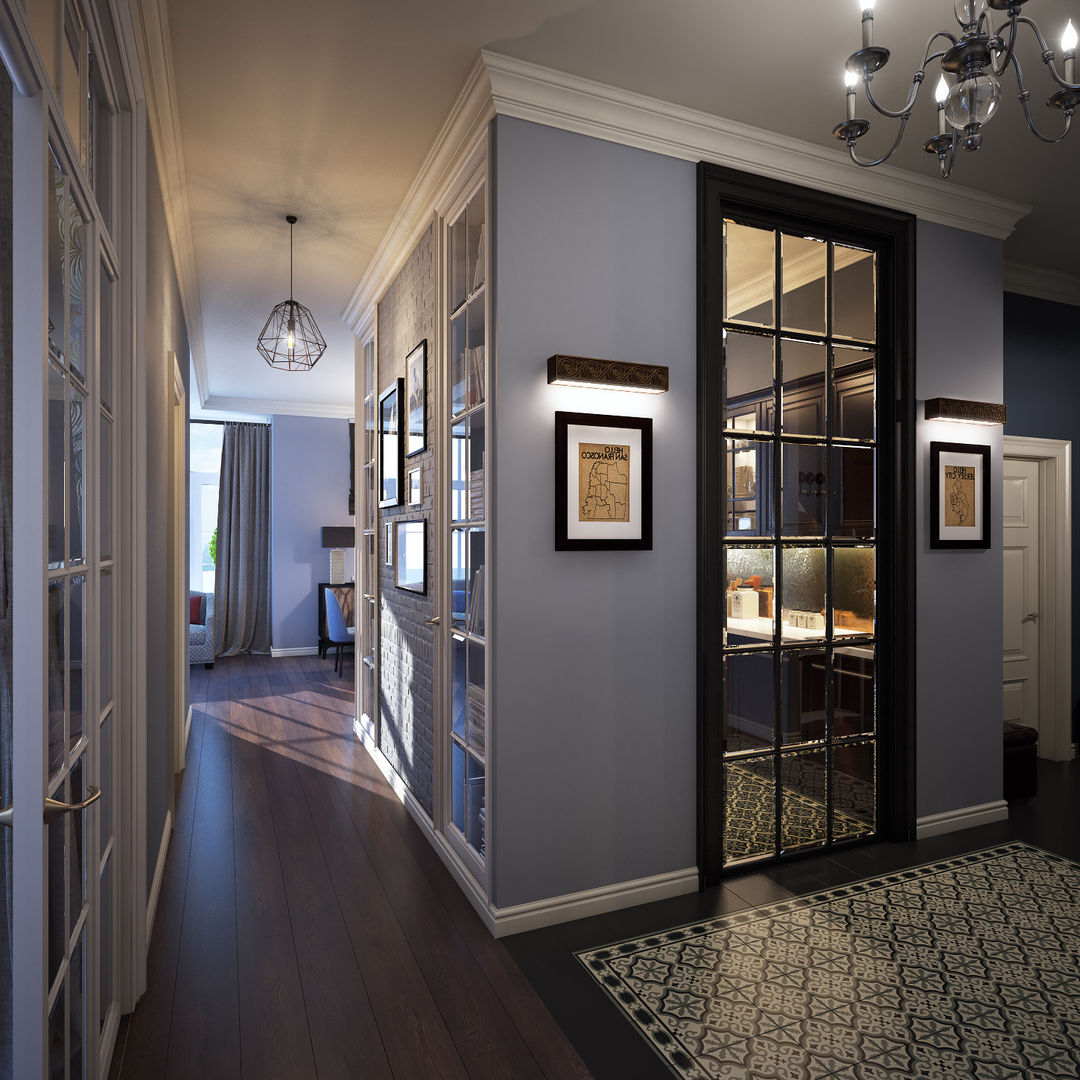 homify Classic style corridor, hallway and stairs