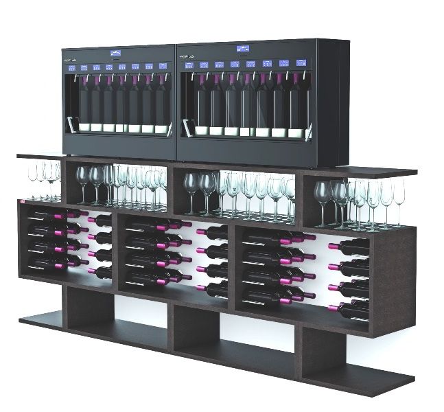 Design wine cabinet Esigo Wss9 Esigo SRL Ruang Penyimpanan Wine/Anggur Modern Wine cellar