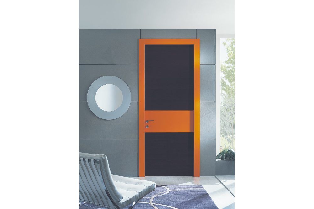 porta in legno Frame Laccata TONDIN PORTE SRL con unico socio Finestre & Porte in stile moderno Rettangolo,Porta,Legna,Comfort,Costruzione,Tinte e sfumature,Pavimentazione,Facciata,Sedia,Blu elettrico