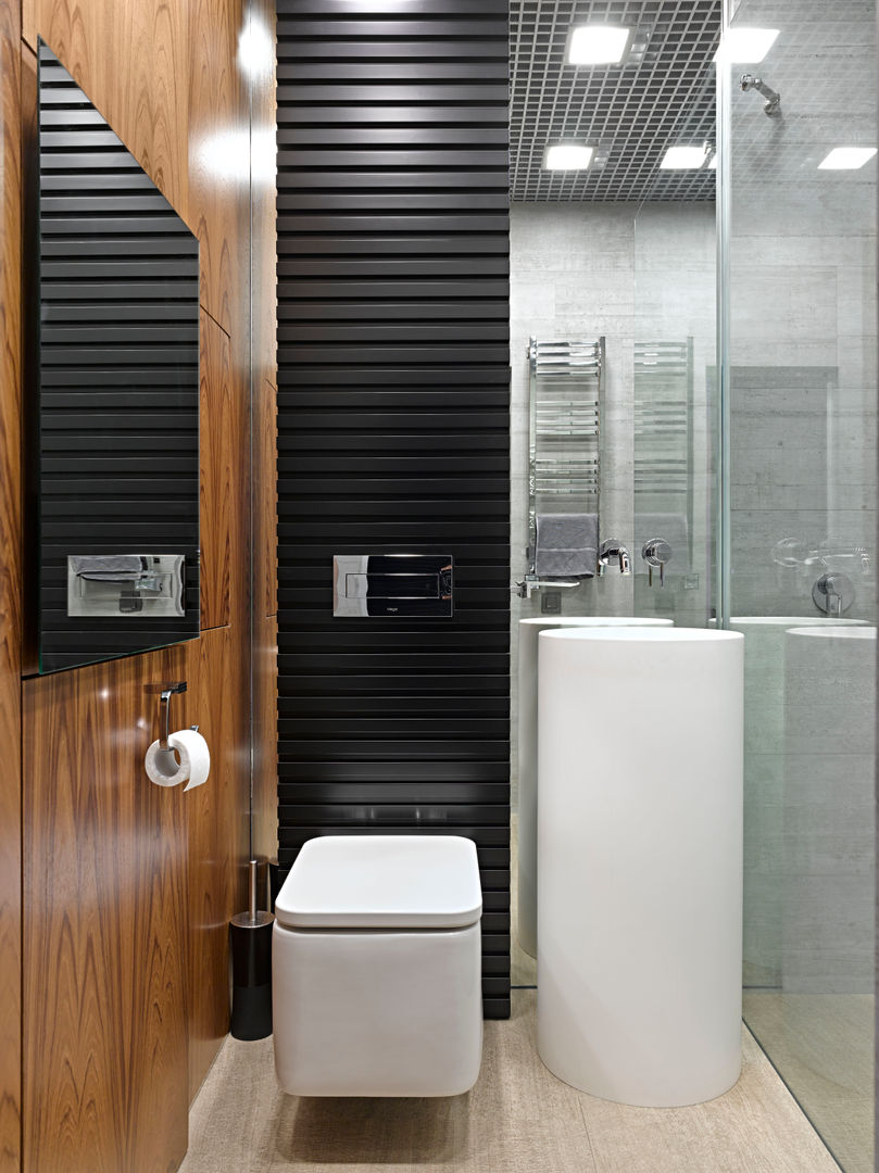DEEP HOUSE, Max Kasymov Interior/Design Max Kasymov Interior/Design Modern bathroom