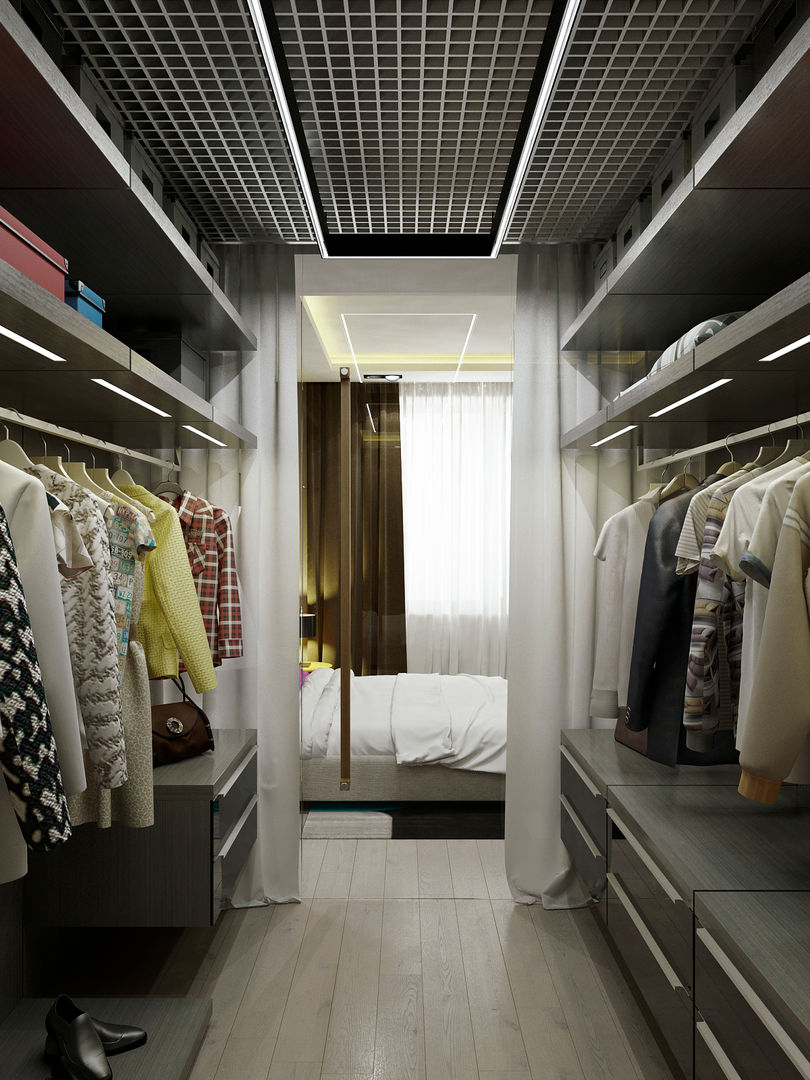 A Posteriori, Max Kasymov Interior/Design Max Kasymov Interior/Design Closets de estilo moderno