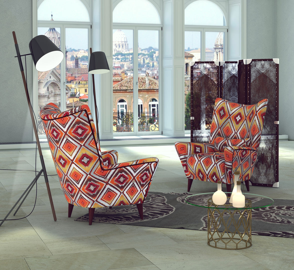 Banzho, 3D_DESIGNER_ALLA 3D_DESIGNER_ALLA Eclectic style living room