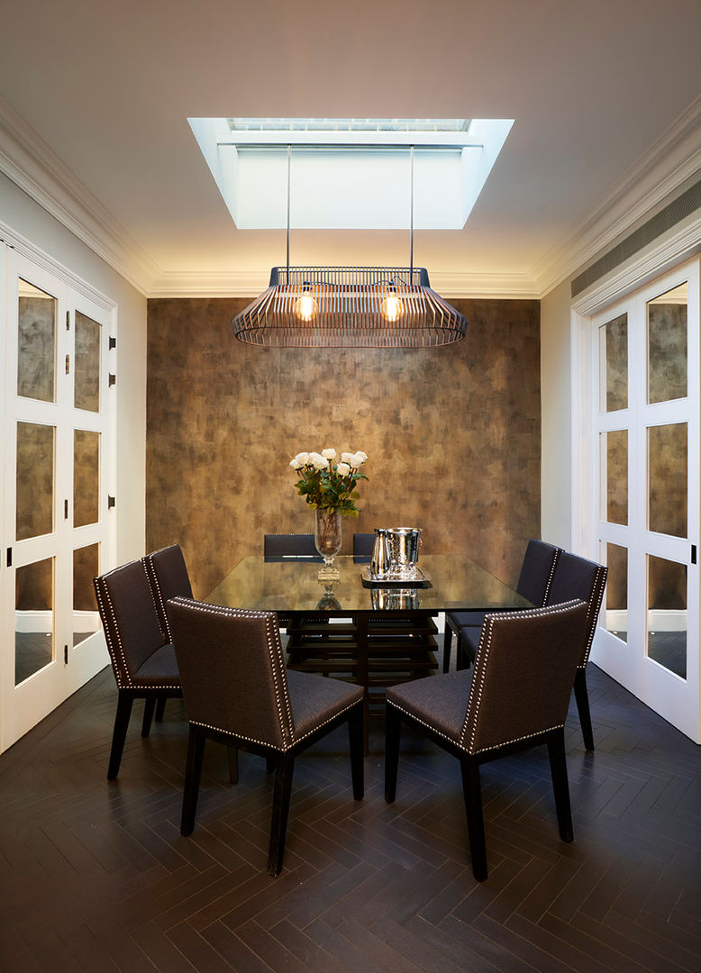 Silence in the City - Maisonette in Chelsea, Tyler Mandic Ltd Tyler Mandic Ltd Modern dining room