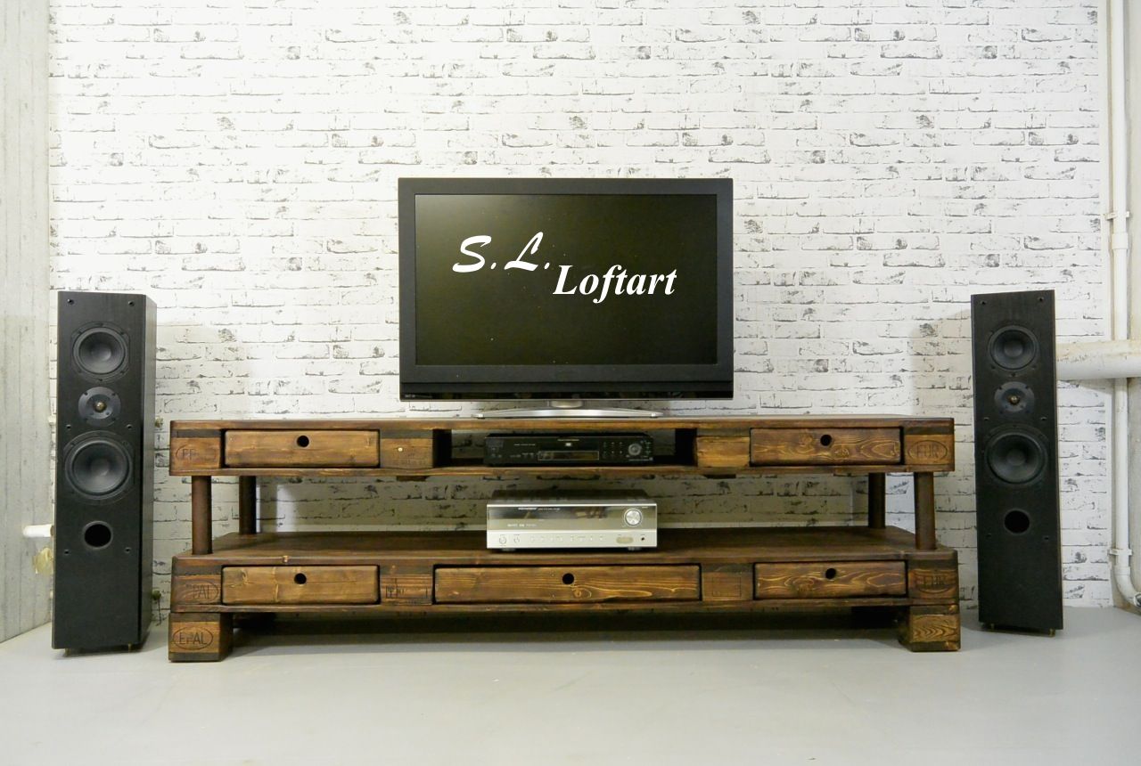 homify Industrial style media rooms Furniture