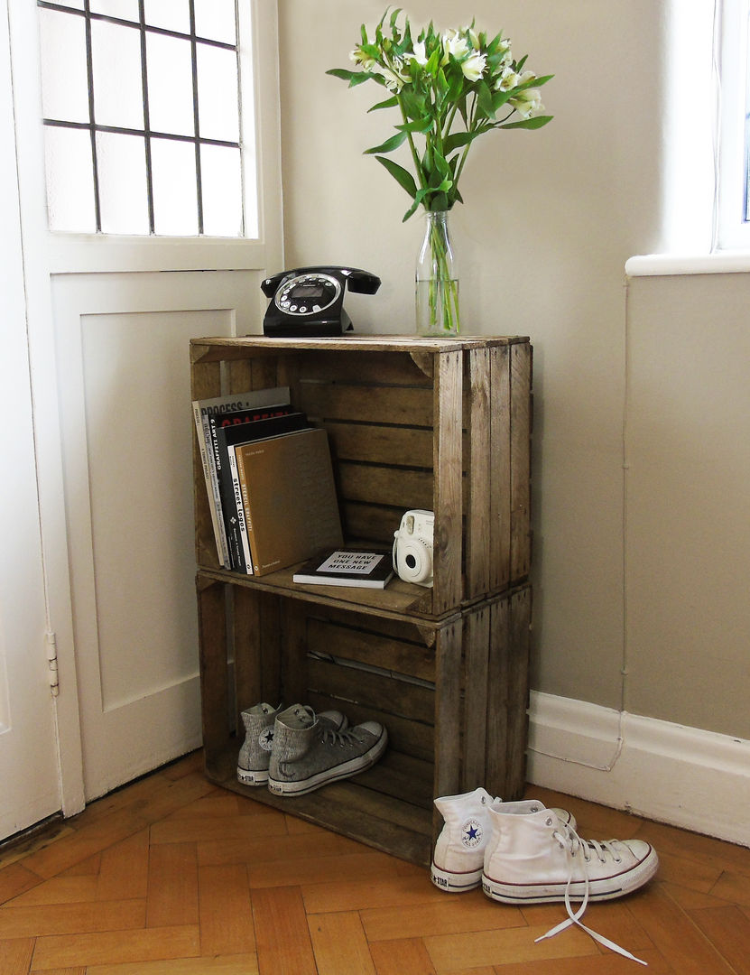 Vintage Wooden Crates homify Rustieke huizen Huishoudproducten