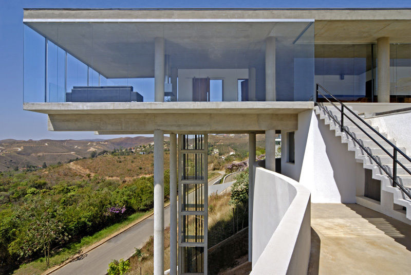 Vista externa. Humberto Hermeto Casas modernas