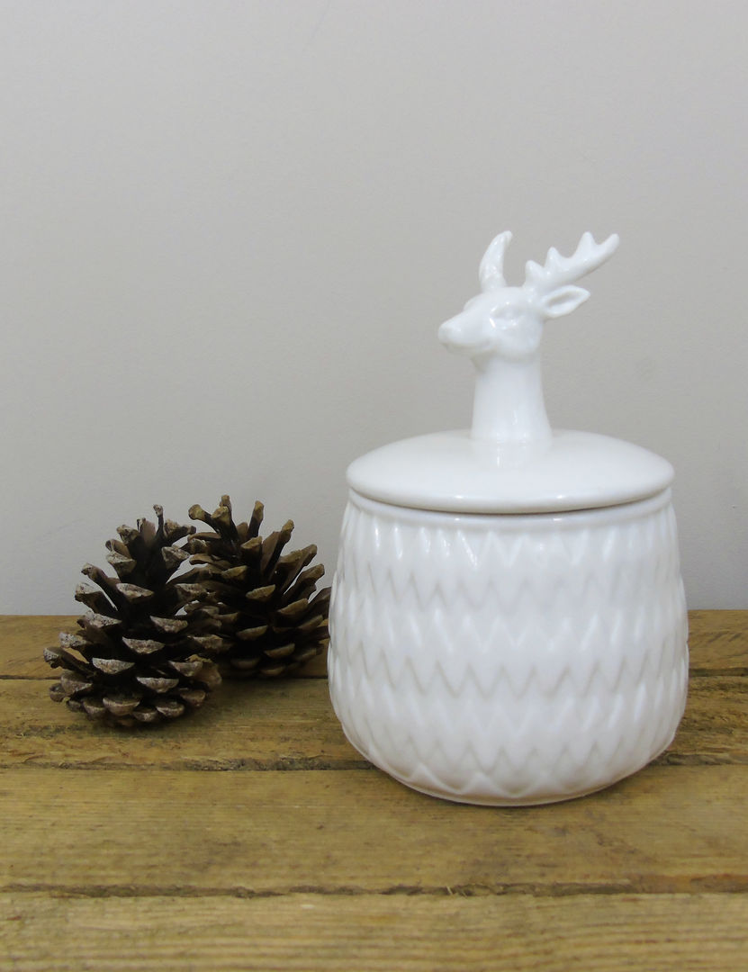 Ceramic Stag Trinket Bowl homify İskandinav Evler Aksesuarlar & Dekorasyon