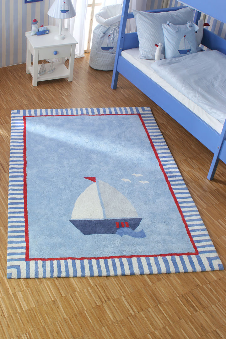 Sailboat Rug The Baby Cot Shop, Chelsea Modern Kid's Room Accessories & decoration