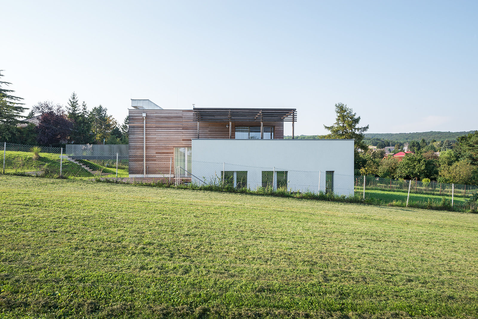 Energieeffizienter Landsitz bei Bratislava, Abendroth Architekten Abendroth Architekten Casas modernas