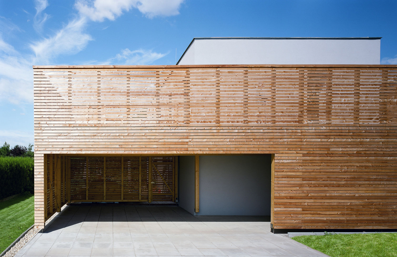 Passivhaus mit Sonnendeck in Gerasdorf, Abendroth Architekten Abendroth Architekten Maison passive