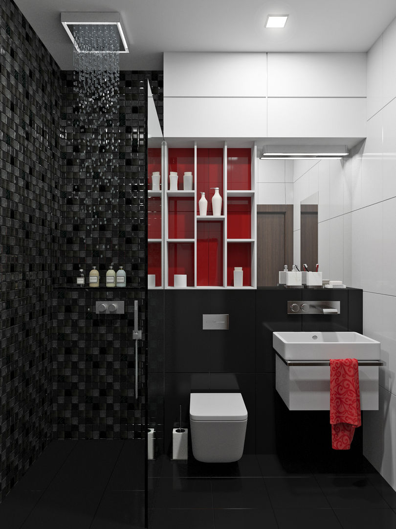 Квартира 110 кв.м г. Ульяновск, Olesya Parkhomenko Olesya Parkhomenko Modern bathroom