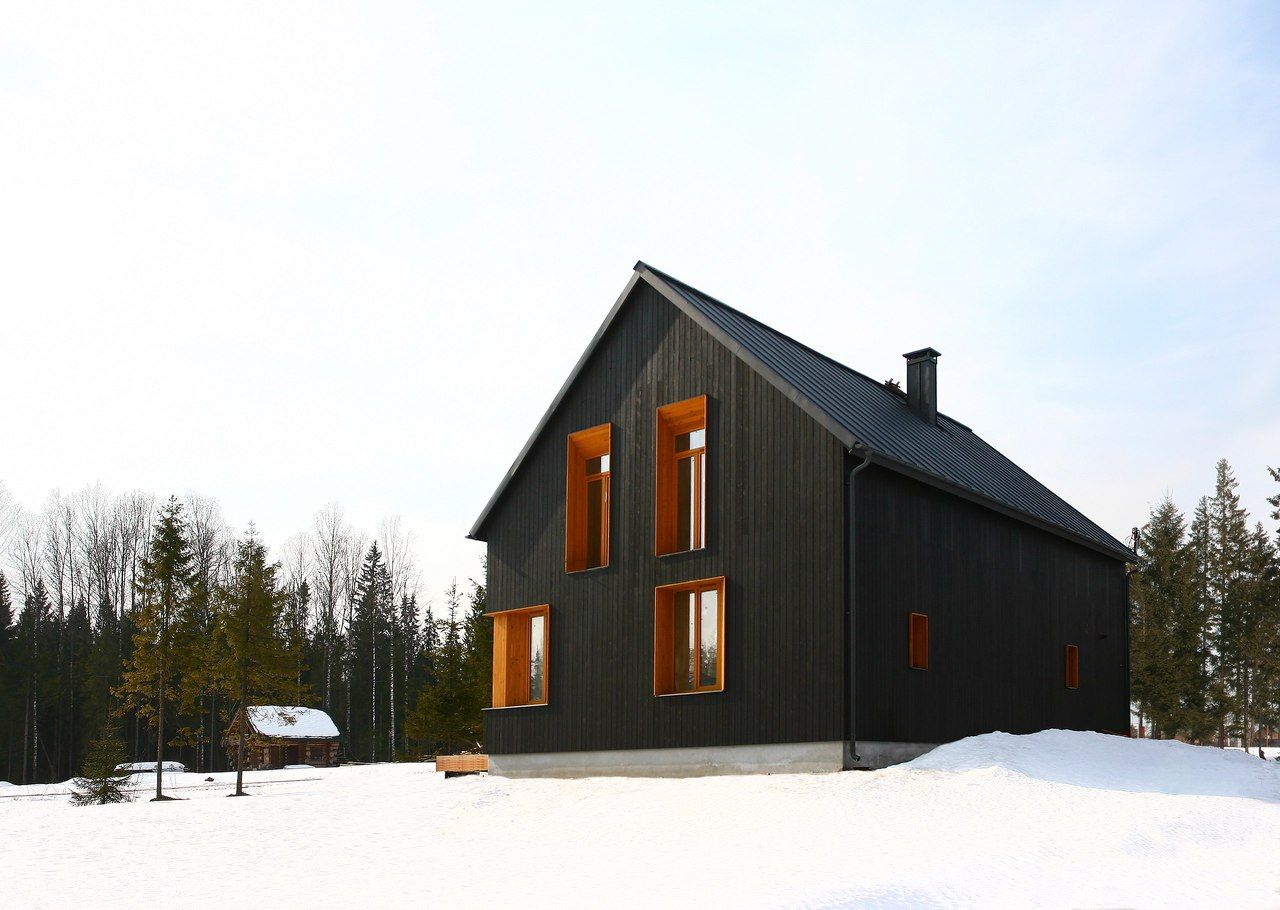 #чёрногорчичныйдом, Snegiri Architects Snegiri Architects Scandinavian style houses