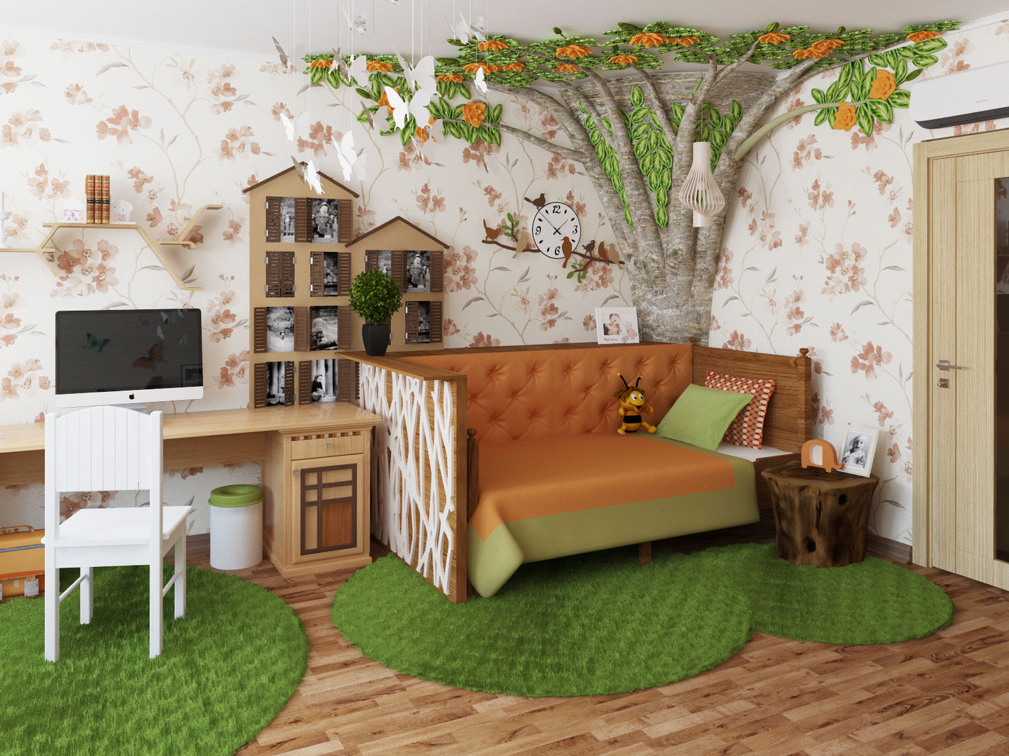 Солнечная поляна, Olesya Parkhomenko Olesya Parkhomenko Eclectic style nursery/kids room