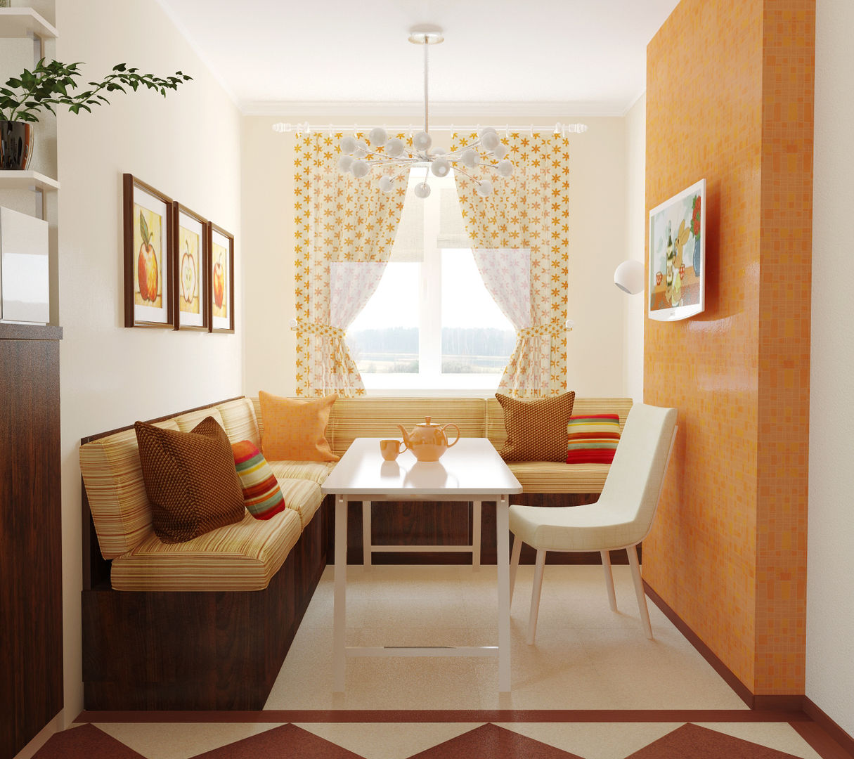 Солнечная поляна, Olesya Parkhomenko Olesya Parkhomenko Eclectic style dining room