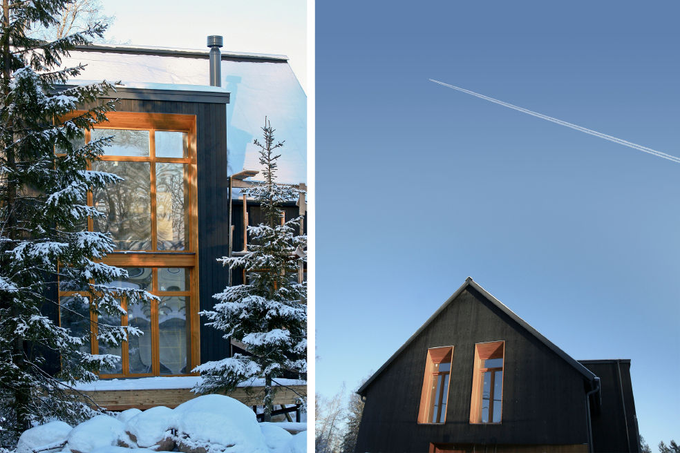 #чёрногорчичныйдом, Snegiri Architects Snegiri Architects Scandinavian style houses