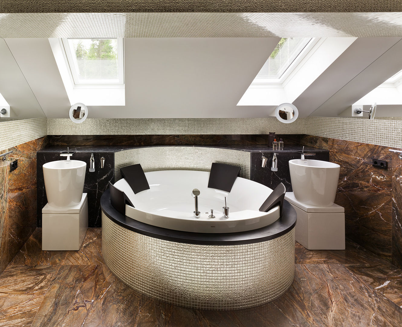 «Золотая резиденция в поселке Репино» 600м. кв., FullHouseDesign FullHouseDesign Minimal style Bathroom