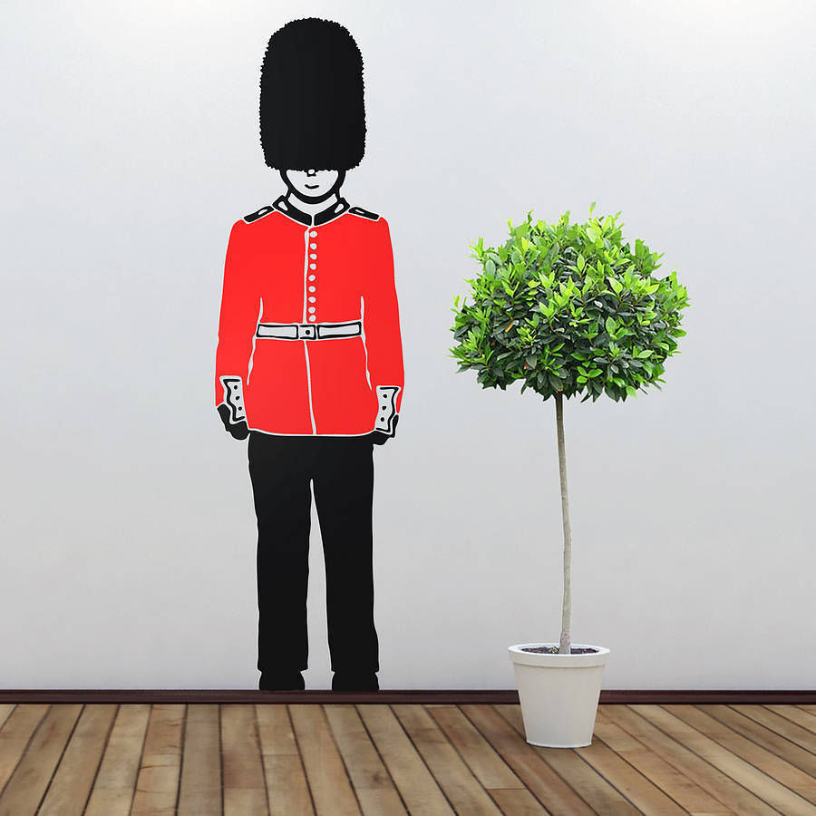 Queens Guard Wall Stickers Cuckooland 모던스타일 벽지 & 바닥 벽 장식