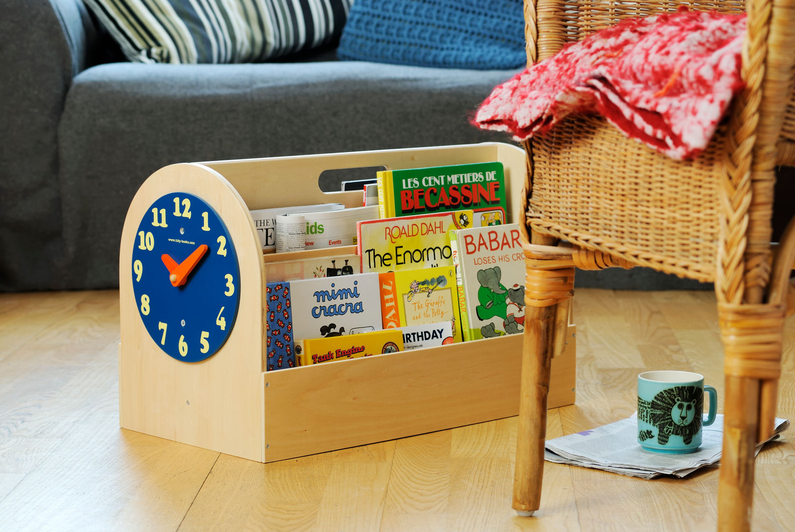 Tidy Book Children's Book Box - natural Tidy Books Stanza dei bambini moderna Contenitori