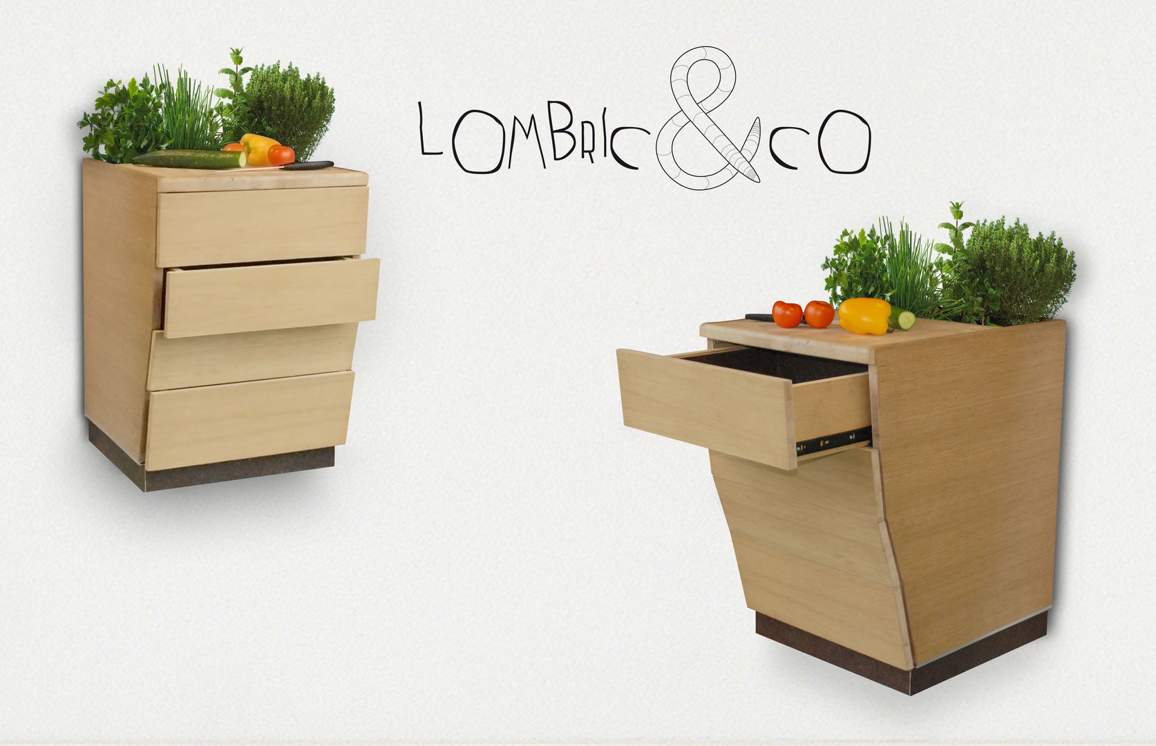 Lombric&Co, Les Gallinules Les Gallinules Kitchen Bench tops