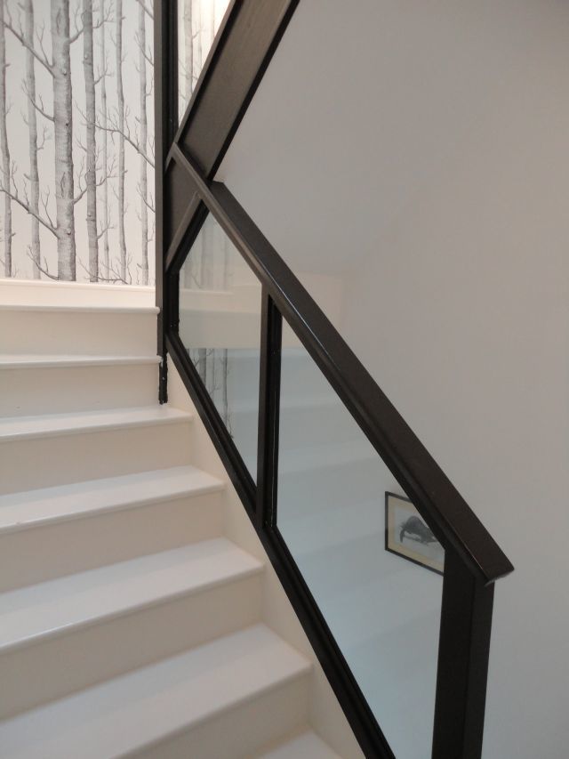 Renowacja klatki schodowej Izabela Widomska Interiors Eklektyczny korytarz, przedpokój i schody