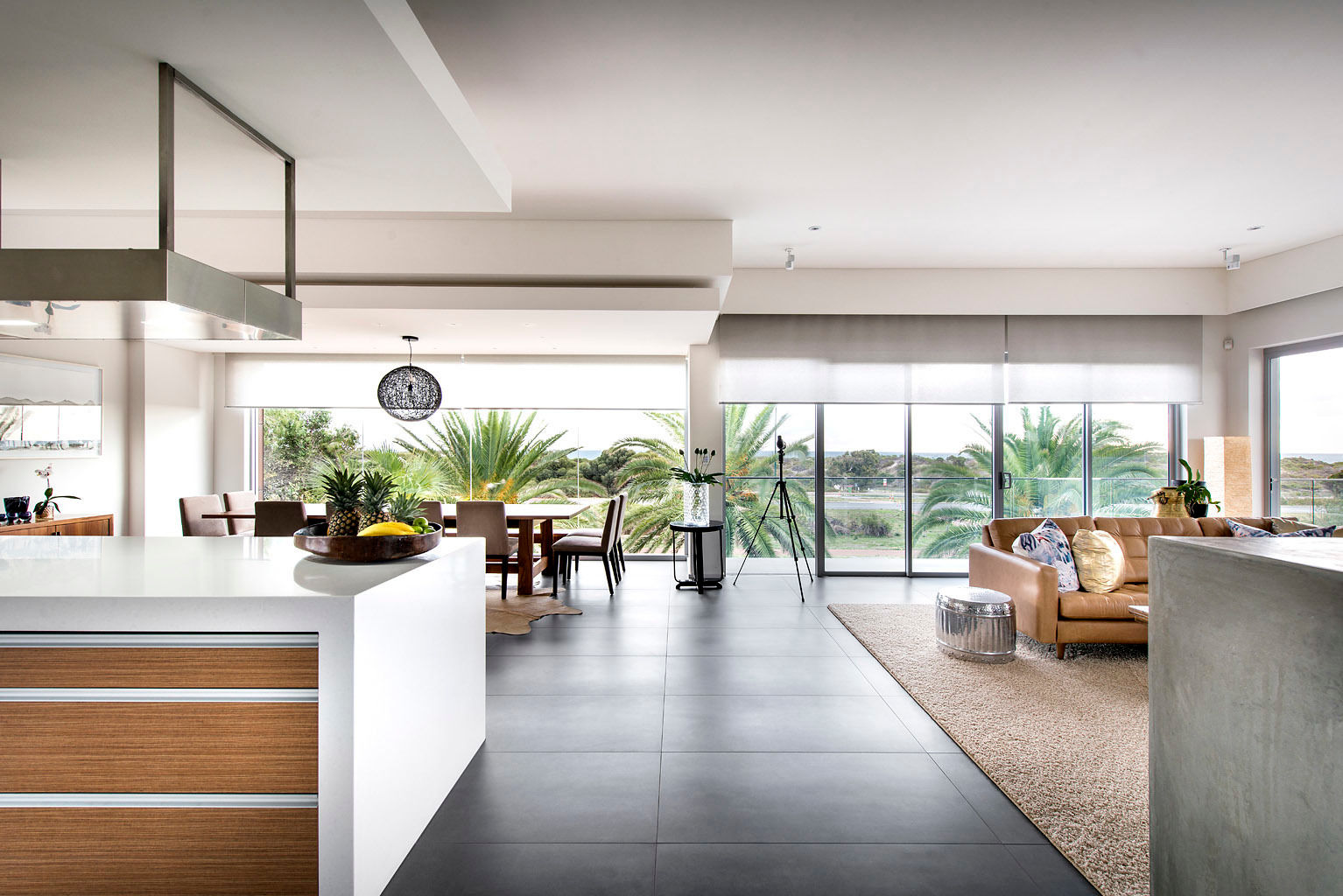 Open plan living D-Max Photography Salones modernos