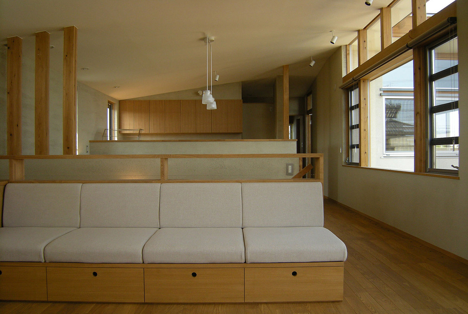 東中沢の家, 環境創作室杉 環境創作室杉 オリジナルデザインの リビング
