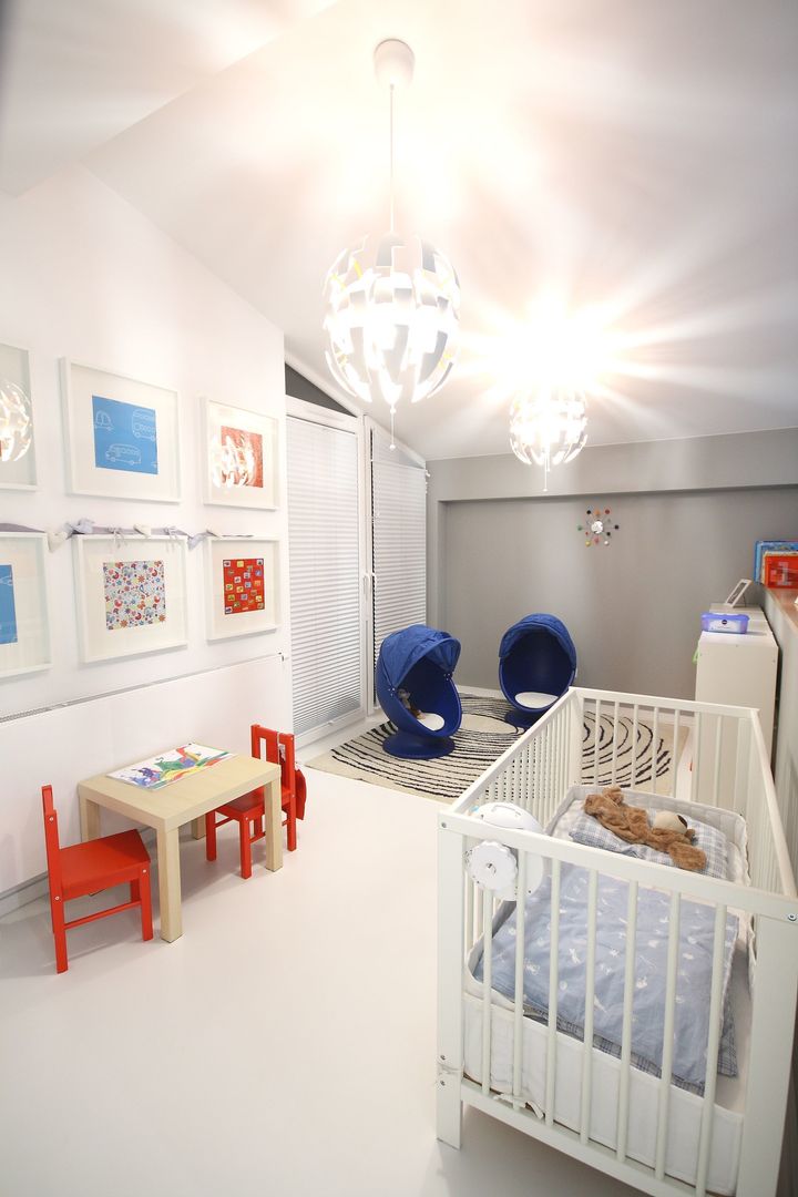 Apartament "Bronowice Residence", ul. Chełmońskiego, Kraków - projekt 2012/2013r, zrealizowany w 2014, Orange Studio Orange Studio Nursery/kid’s room