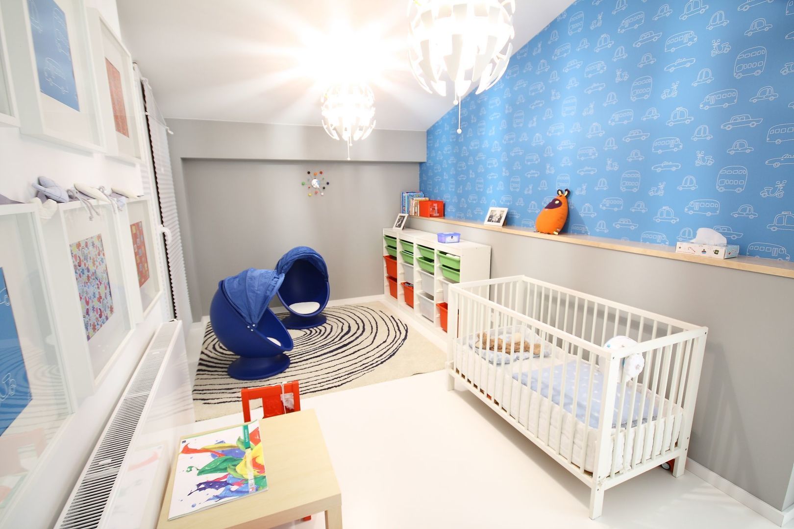 Apartament "Bronowice Residence", ul. Chełmońskiego, Kraków - projekt 2012/2013r, zrealizowany w 2014, Orange Studio Orange Studio Minimalist nursery/kids room