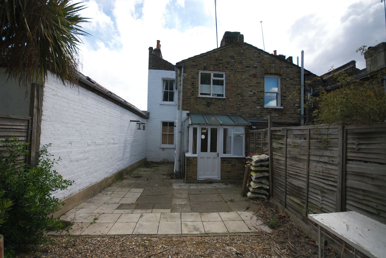 Garden view before extension homify