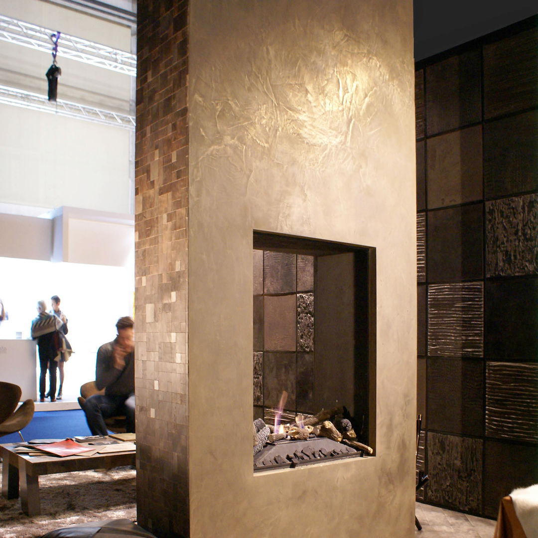 Cement design metal, Dofine wall | floor creations Dofine wall | floor creations モダンな 壁&床