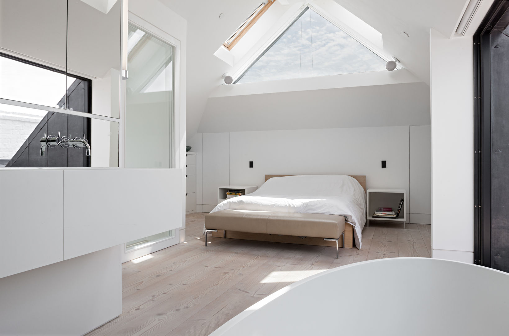 Clarendon Works, Notting Hill, London, Moreno Masey Moreno Masey Chambre moderne