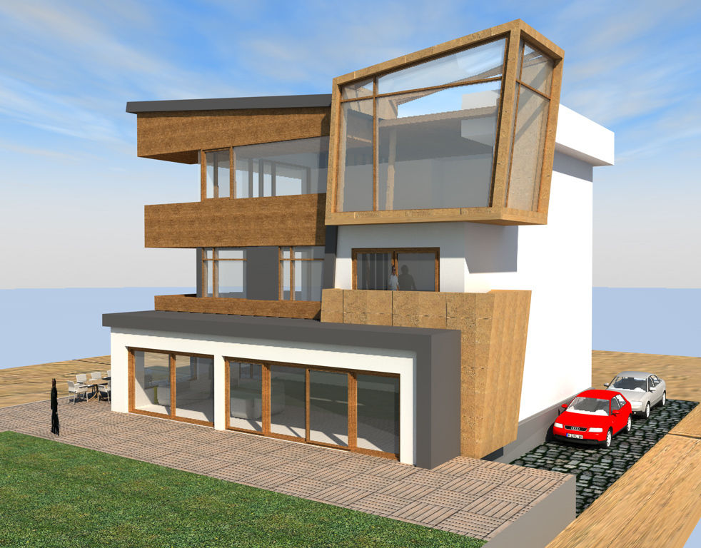 GÖKHAN GÖÇMEN VİLLASI , DerganÇARPAR Mimarlık DerganÇARPAR Mimarlık Modern houses