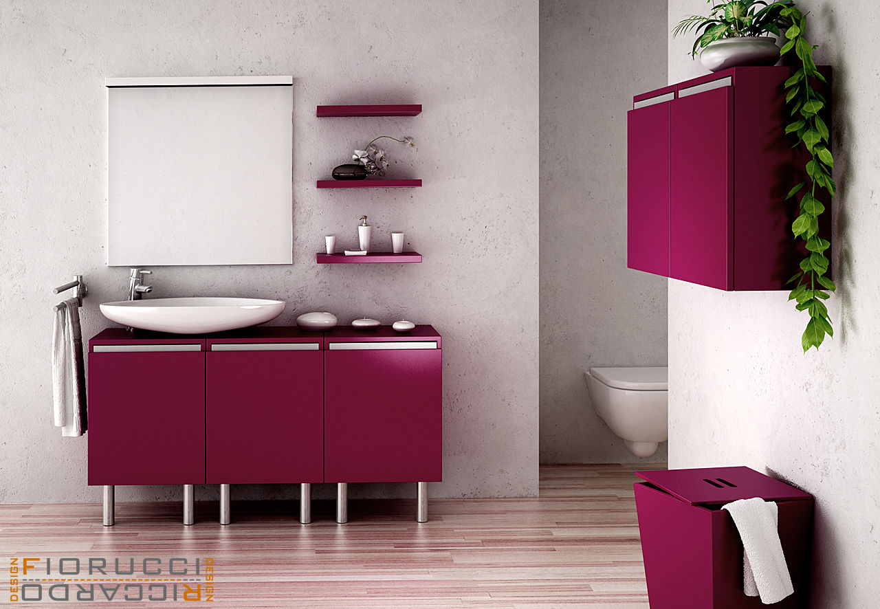 bagno, riccaro fiorucci riccaro fiorucci Minimalist style bathroom Decoration