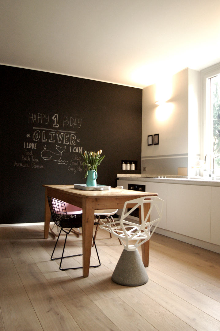 Private Flat, Moodern Moodern Scandinavian style kitchen