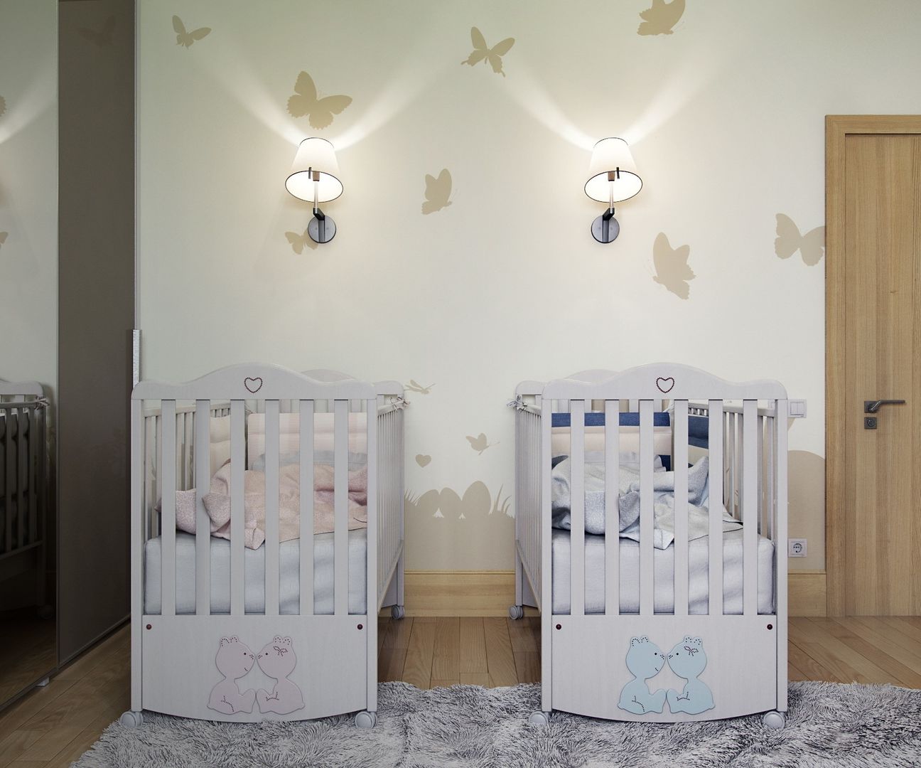 Квартира на Рахманинова, Максим Любецкий Максим Любецкий Minimalist nursery/kids room