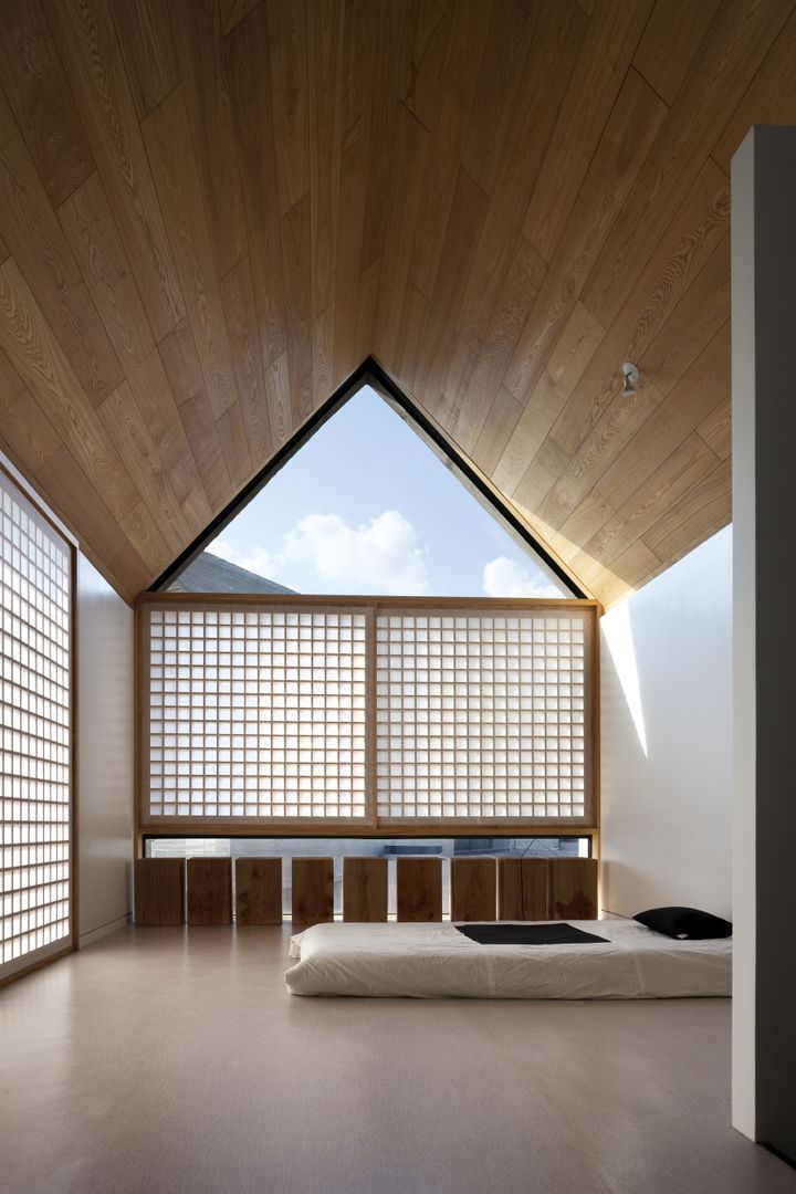 Jeju stay BIUDA, ARCHITECT GROUP CAAN ARCHITECT GROUP CAAN Modern Yatak Odası