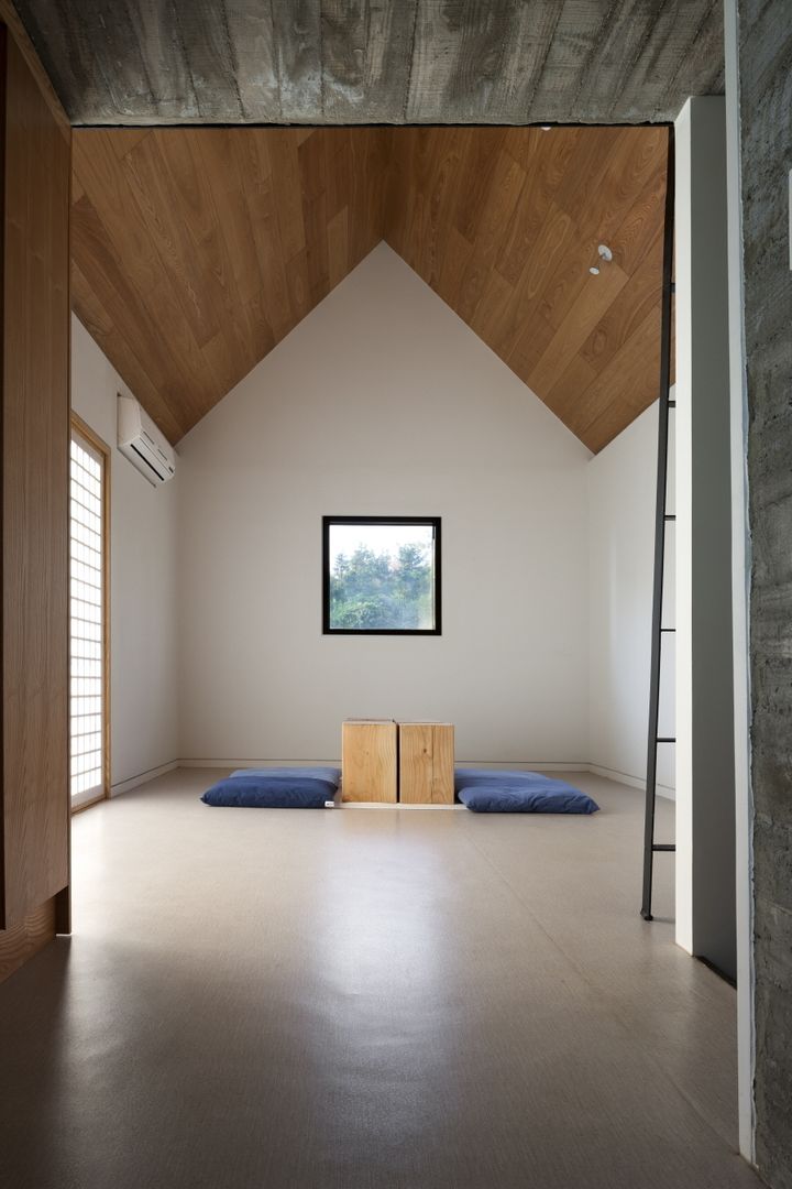 Jeju stay BIUDA, ARCHITECT GROUP CAAN ARCHITECT GROUP CAAN Moderne slaapkamers