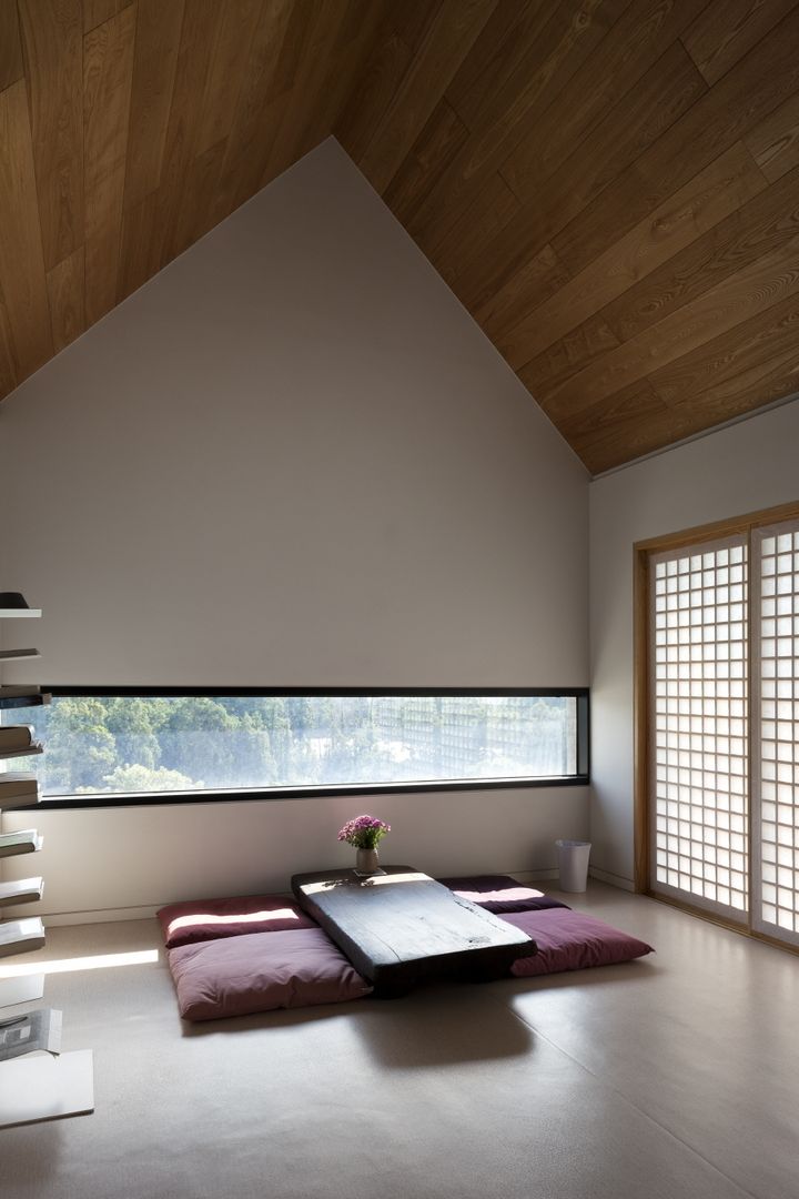Jeju stay BIUDA, ARCHITECT GROUP CAAN ARCHITECT GROUP CAAN Спальня в стиле модерн