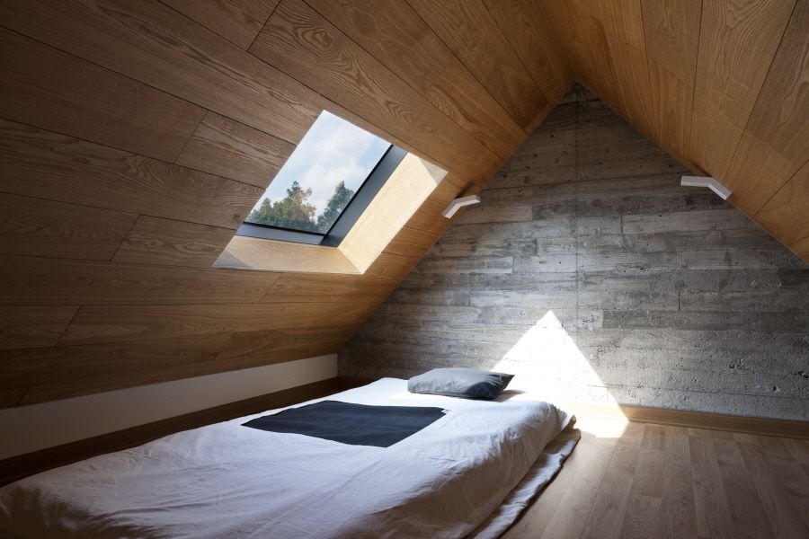 Jeju stay BIUDA, ARCHITECT GROUP CAAN ARCHITECT GROUP CAAN Modern style bedroom