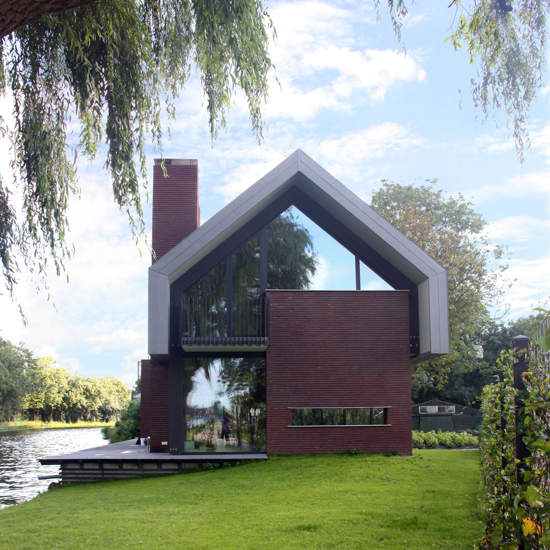 Woning Vlietweg Leiden, VVKH Architecten VVKH Architecten Casas estilo moderno: ideas, arquitectura e imágenes