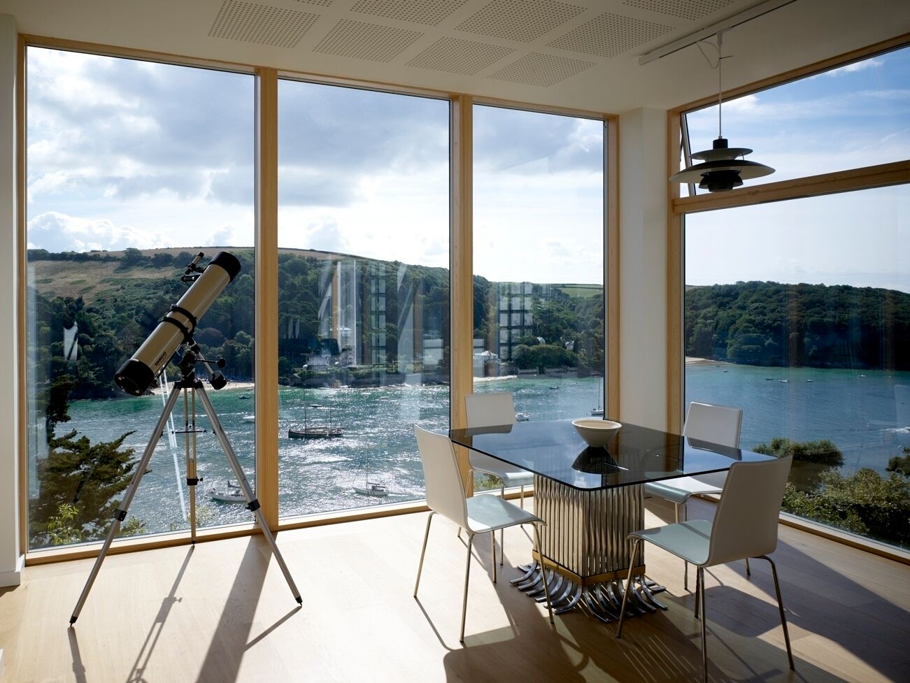 Salcombe pavilion, richard pain architect richard pain architect Salas modernas