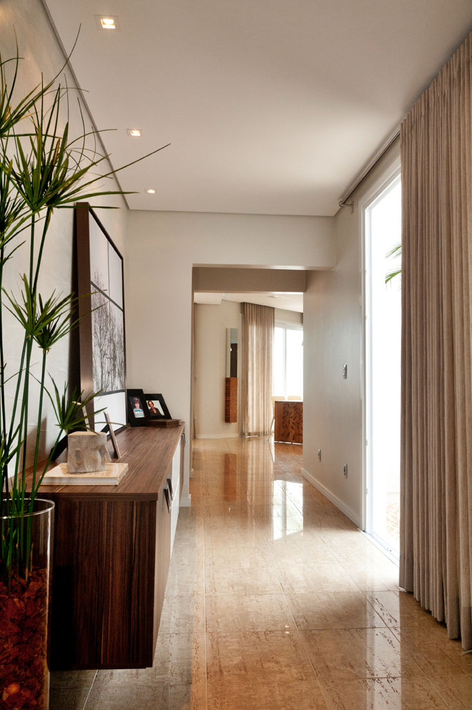 Residência Pruner, ArchDesign STUDIO ArchDesign STUDIO Rustic style corridor, hallway & stairs