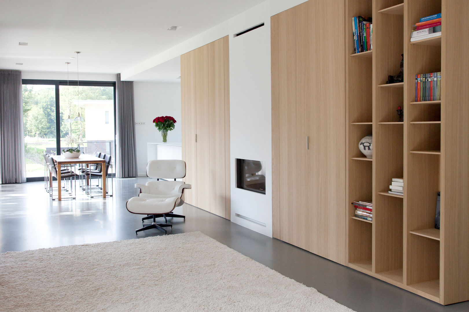 Moderne villa, Archstudio Architecten | Villa's en interieur Archstudio Architecten | Villa's en interieur غرفة المعيشة