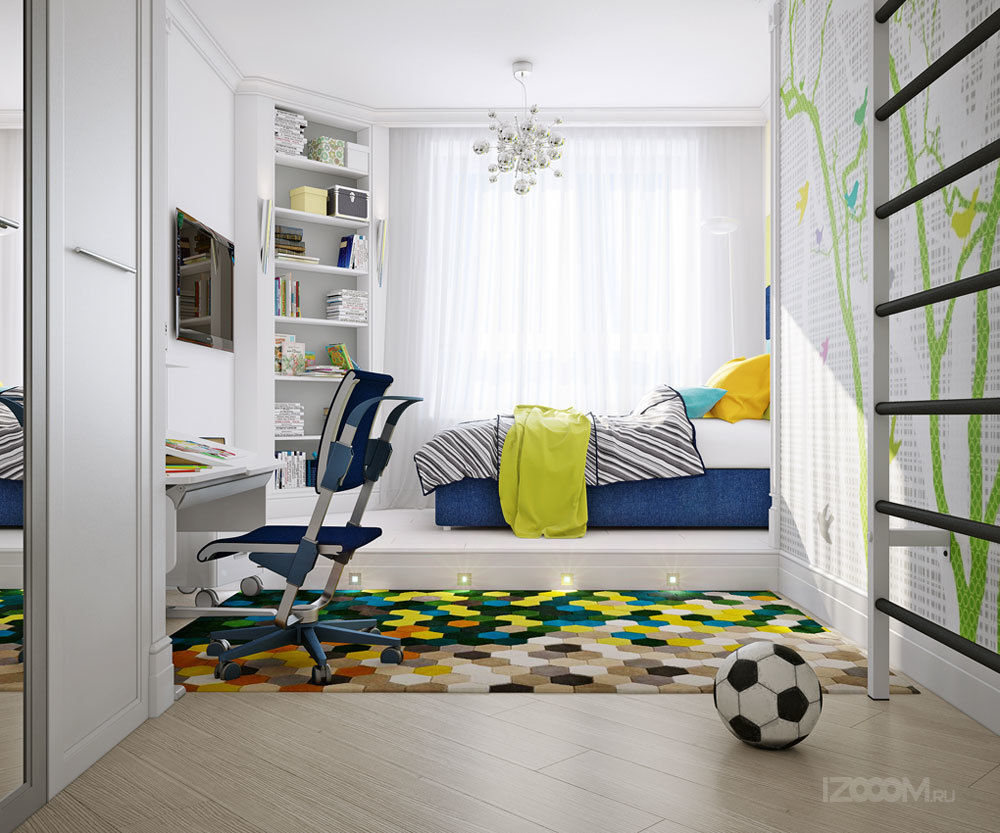 подборка детских комнат, izooom izooom Habitaciones para niños de estilo minimalista